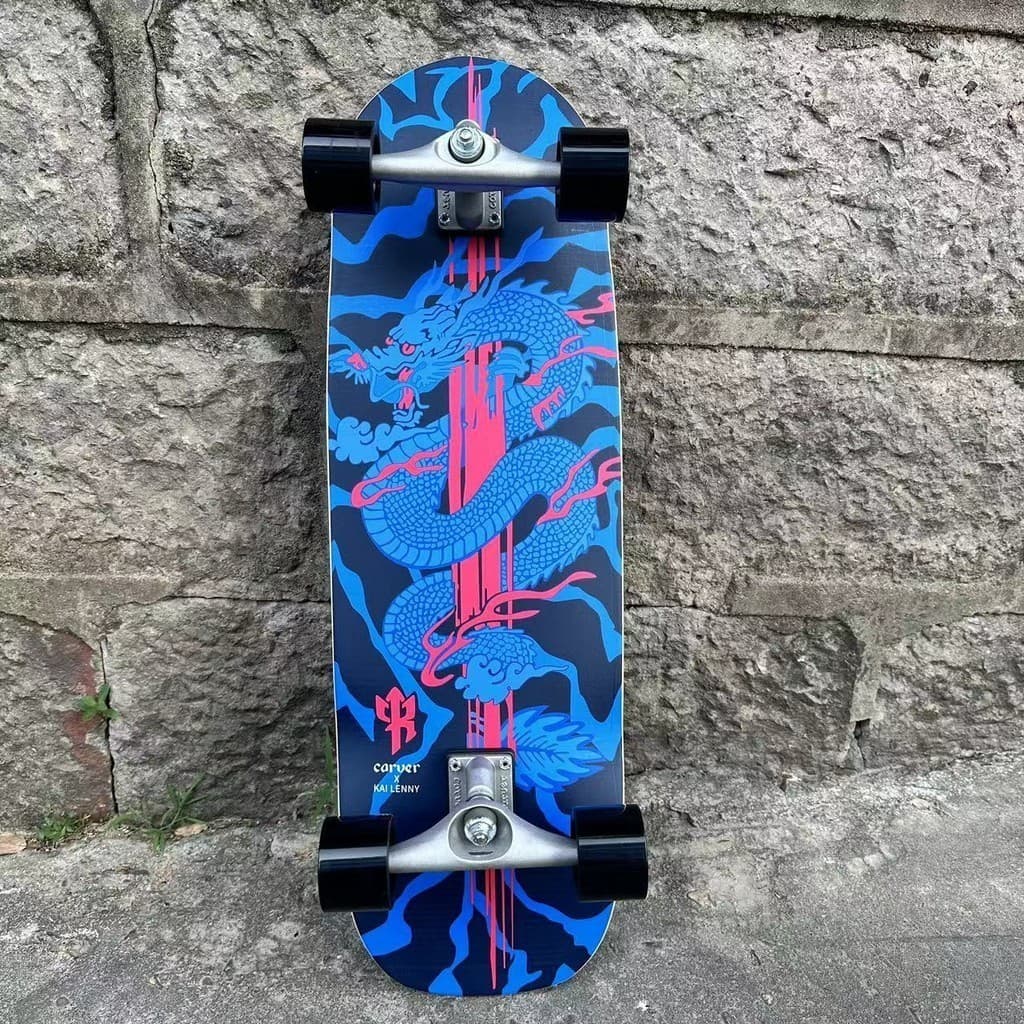 Carver Surf Terra Skate CX4 CX7 Bordo Único Chute Escultura Cruiser Placa Longboard Bombeamento Lado Legal Esporte Rua O
