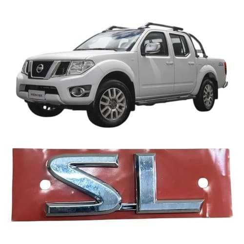 Emblema Mala Nissan Frontier Sl 2013 A 2016 Original Vermelho