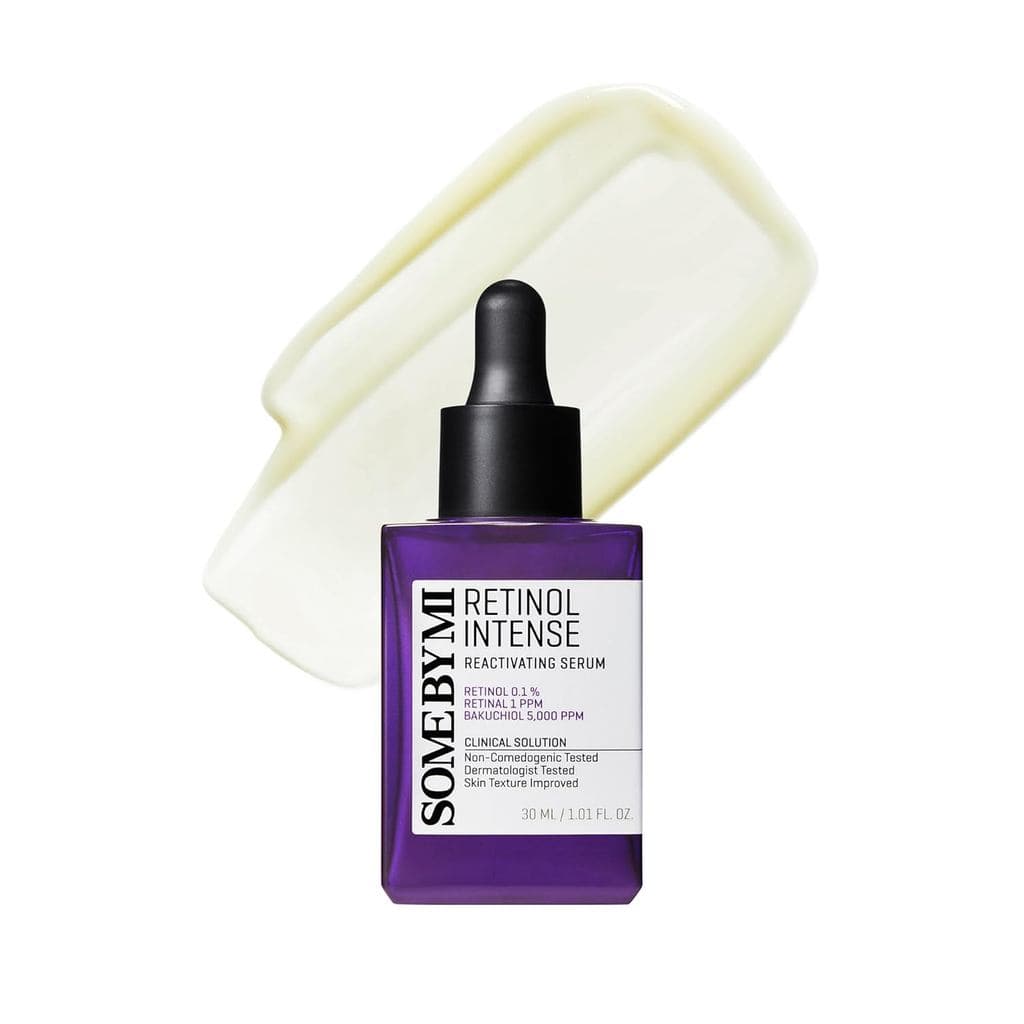 SOME BY MI Retinol Intense Reactivating Serum – 1.01oz, 30ml – Sérum Coreano de Bakuchiol e Retinol para Firmeza Facial
