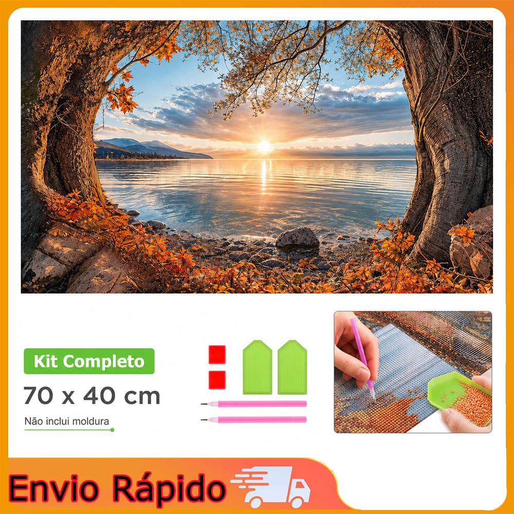 Conjunto grande de pintura diamante quadrado 5d-70x40cm