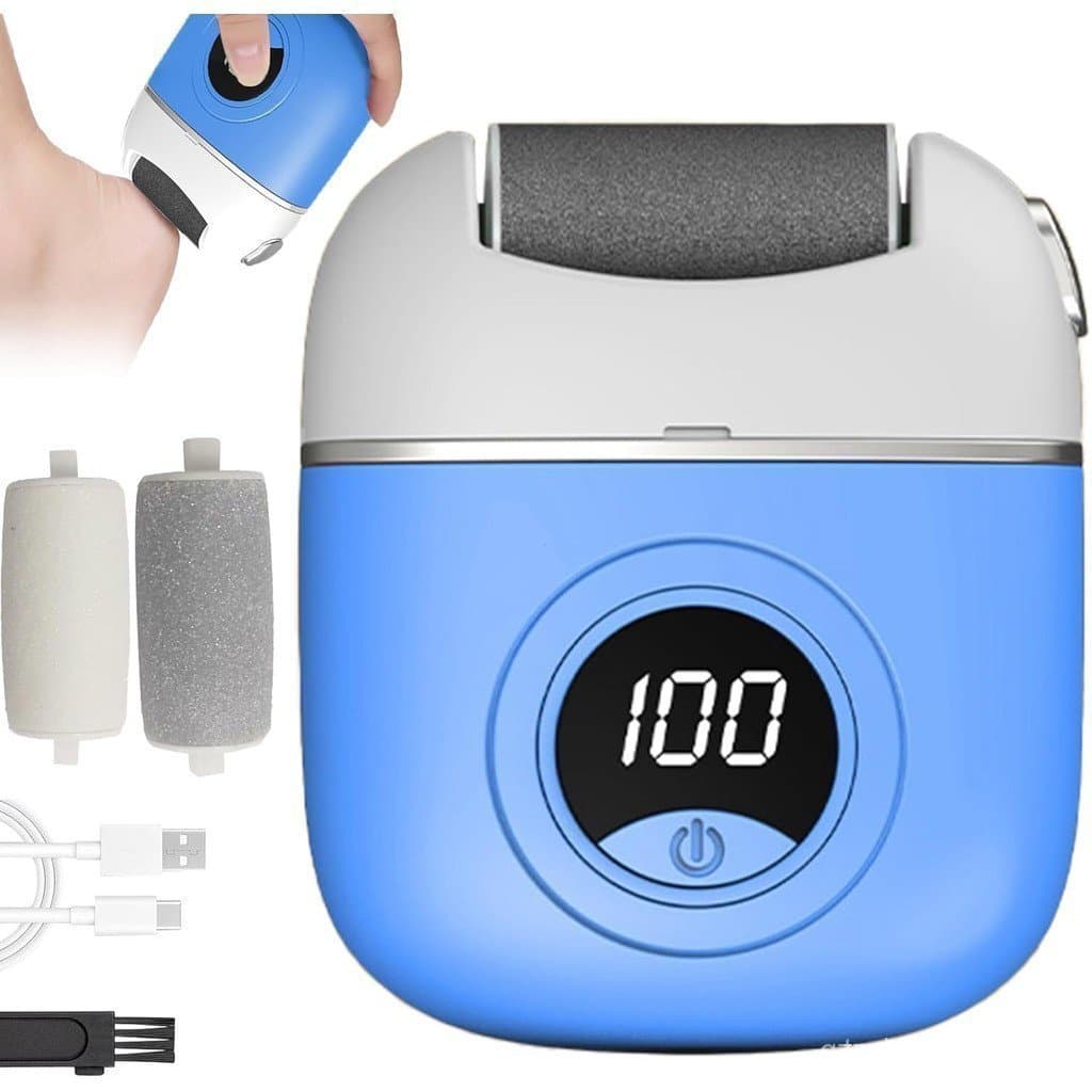 Removedor de Calos Elétrico para os Pés, Novo Dispositivo de Reparação e Polimento de Pés Recarregável por USB 2024, Pol