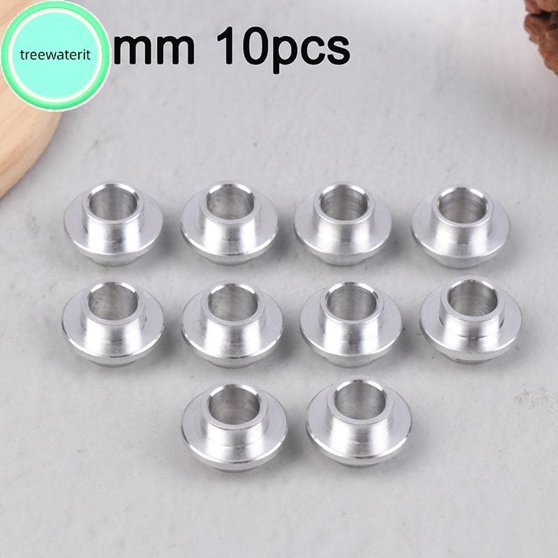 treewaterit 10 Peças 10.3MM Espaçadores De Rolamento De Scooter De Skate De Alumínio Bucha Substituição De Roda Para De