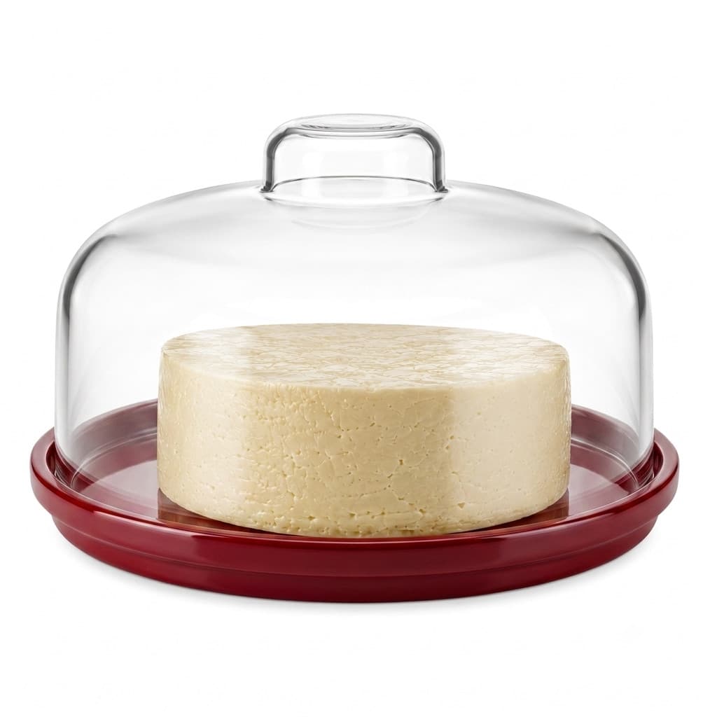 Queijeira Para Queijo Minas 14,5cm Cozy Vermellha Coza