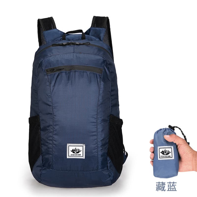 Esportes ao ar livre dobrável mochila de armazenamento à prova dwaterproof água saco ciclismo portátil mochila pele cami