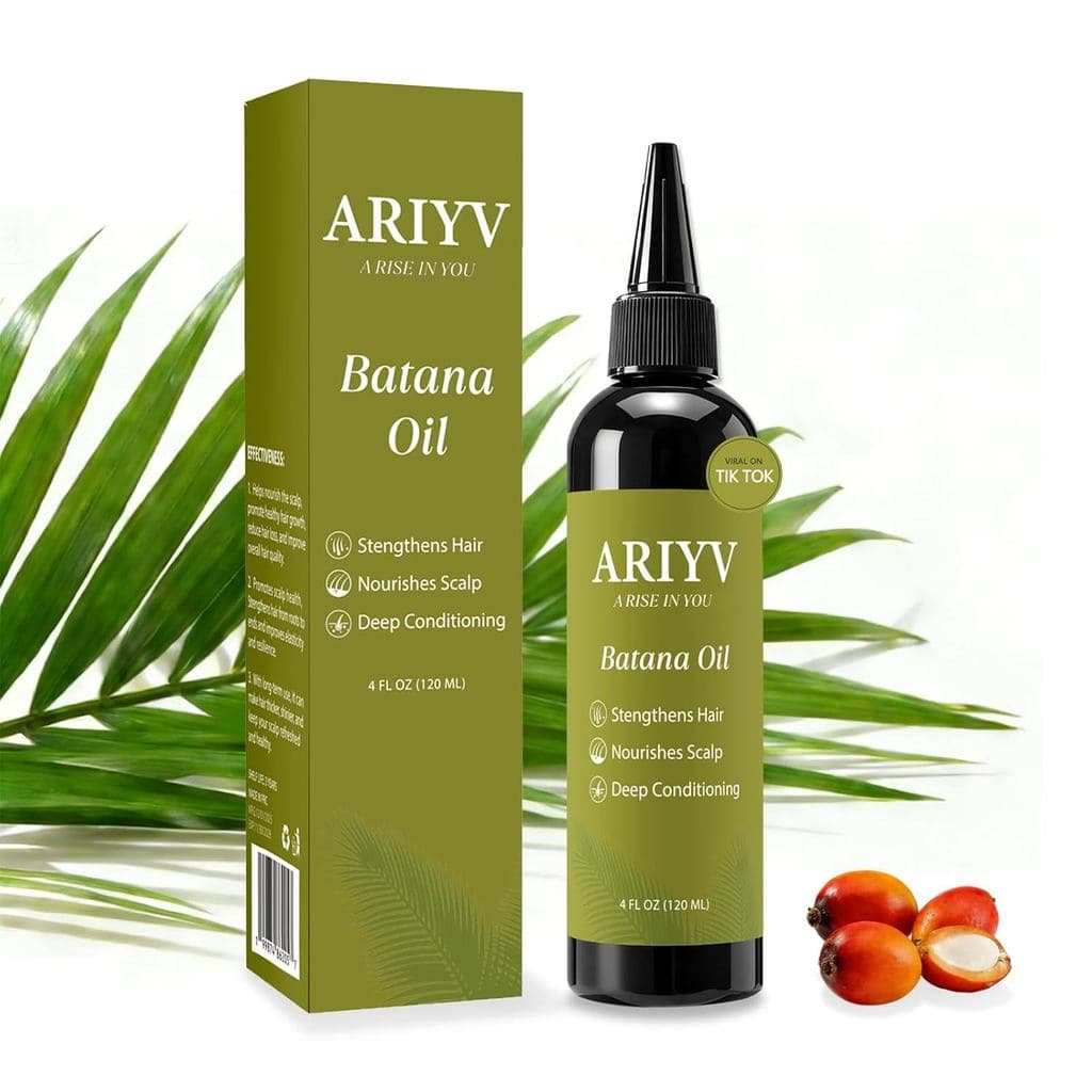 Óleo de Batana Natural - Previne a Queda de Cabelo, Reduz a Quebra e Fortalece os Fios, Aumenta a Espessura para Homens