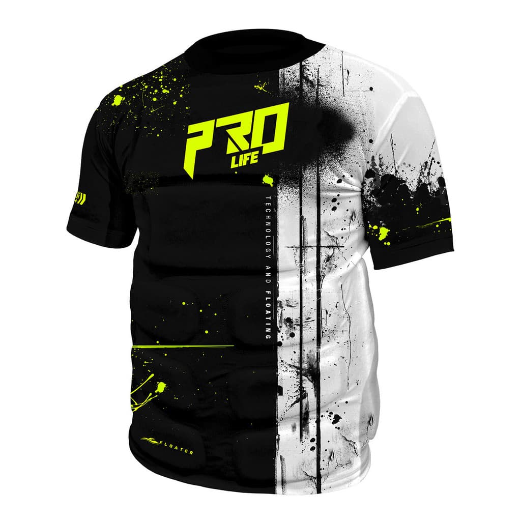 Camisa Flutuadora Adulto Floater Splash Prolife EAF Colete Flutuador Surf Kite SUP Proteção UV 50+