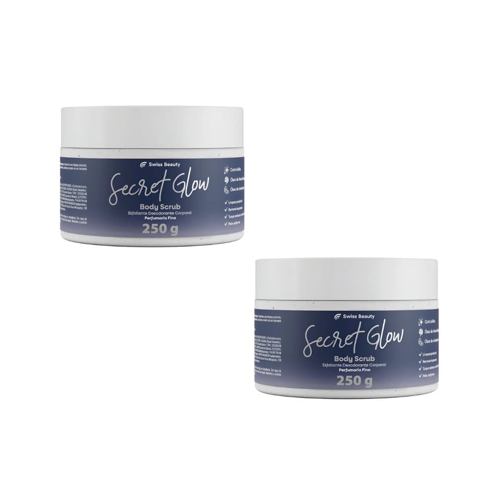 Kit 2 Esfoliante Corporal Secret 250g Belkit Perfumaria Fina