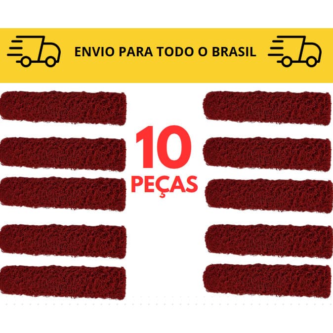 Kit Completo 8 Rolos de Pintura  com suporte Textura Rustica Latéx / Antigota / Cabelo de Anjo