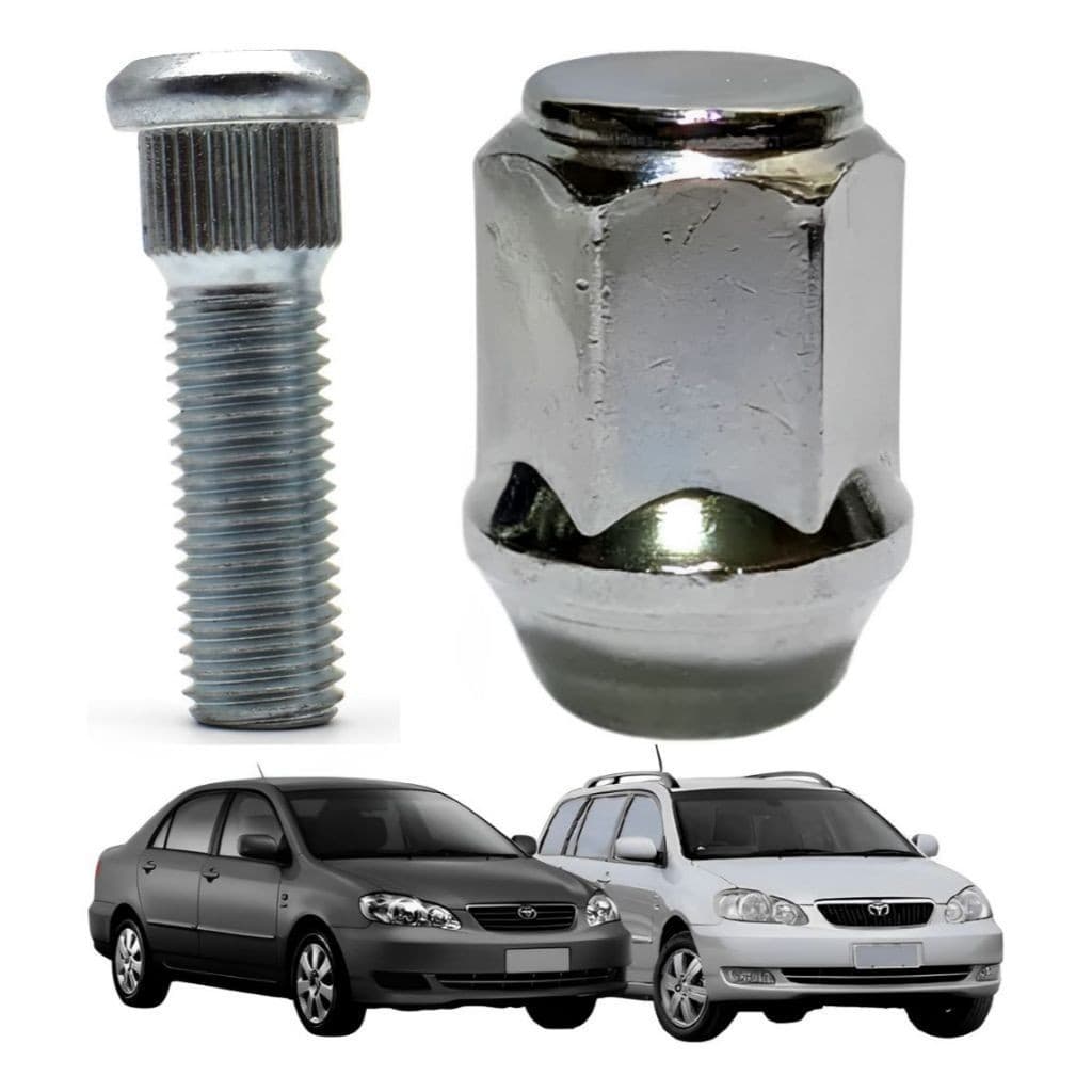 Kit Parafuso Prisioneiro Roda C/ Porca Toyota Corolla