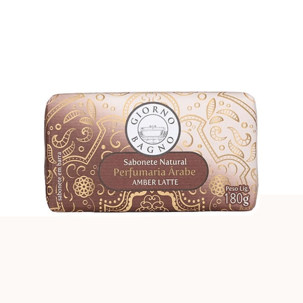 SABONETE EM BARRA GIORNO BAGNO AMBER LATTE 180G Casa Limpa