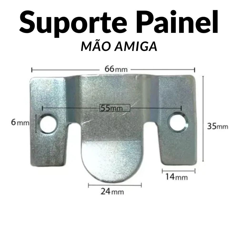 Suporte Invisível Para Painel De TV MDF - Mão Amiga O Par