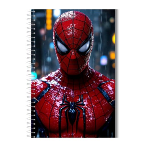 Caderno Homem aranha  1 ou 10 matérias