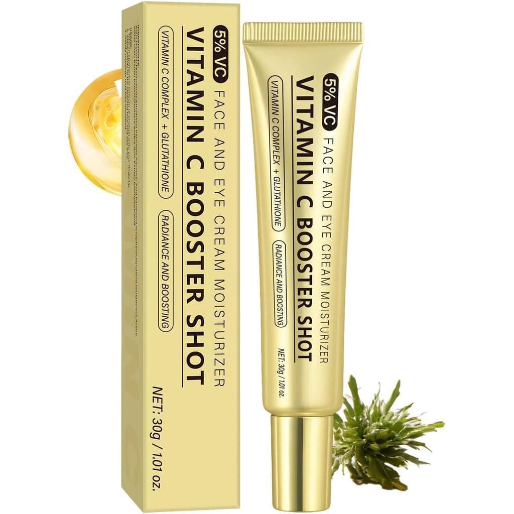 Sérum Potenciador de Vitamina C com Niacinamida e Vitamina E para Cuidado de Manchas Escuras, Linhas Finas e Rugas, Glas