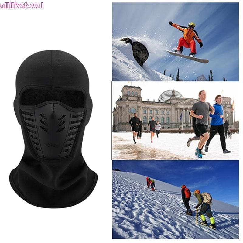 allilivefoua1 Rosto Balaclava Portátil Leve Para Viagens E Aventura Fácil De Transportar