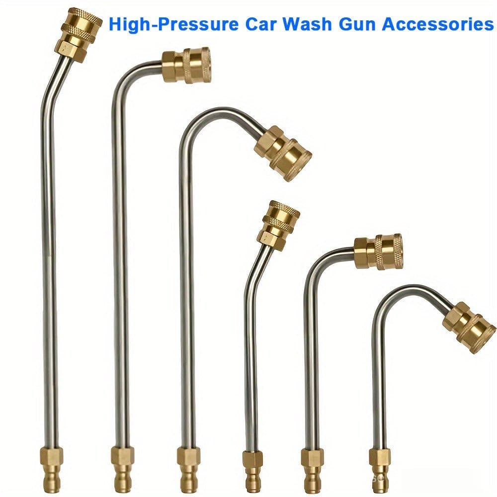 1 Acessório De Pistola De Água Para Lavagem De Carros De Alta Pressão , Equipado Com Um Conector Rápido De 1/4 De Polega