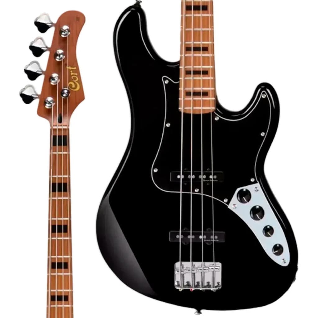 Contra Baixo Cort 4 Cordas Gb 64jj Bk Preto Jazz Bass