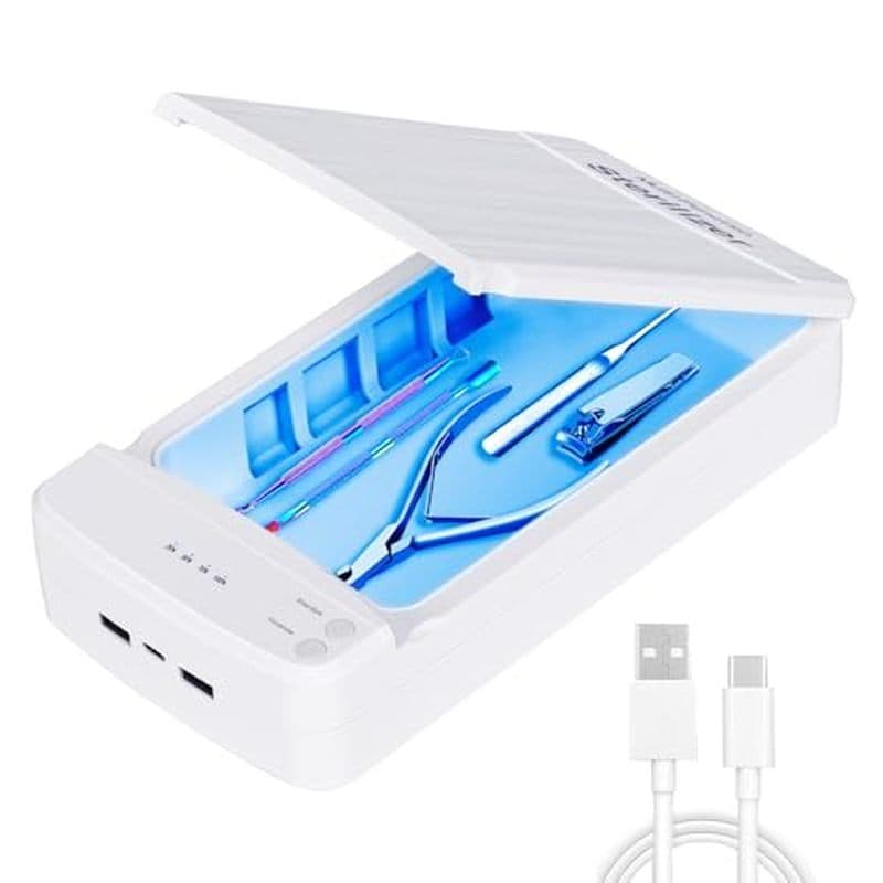 Limpeza De Ferramentas De Unhas TAKIYA Com Luz Azul, Máquina De Portátil USB, Tecnologia De Arte De Pontas Pa