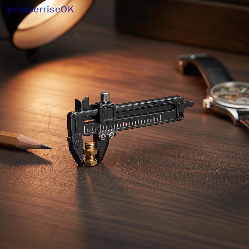 [newpros] Vernier Caliper Mini Chave Inglesa Ajustável De Alta Precisão Ferramenta Multifuncional Portátil Para Reparo D