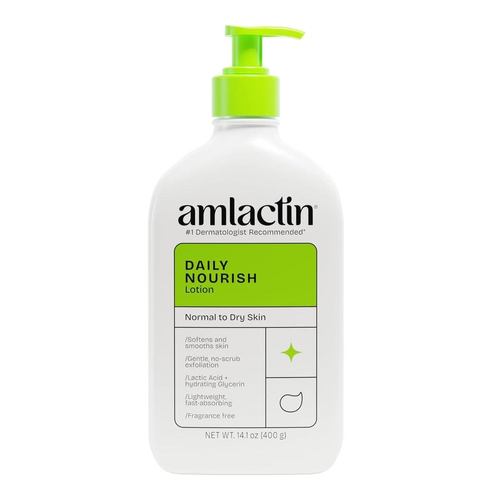 Loção Corporal Terapêutica AmLactin Daily Nourish para Pele Seca - Esfoliante e Hidratante Sem Esfoliação com 12% de Áci
