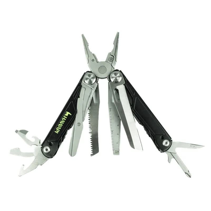 Multiferramentas Multitool Canivete Hawapi 15 em 1 Preto