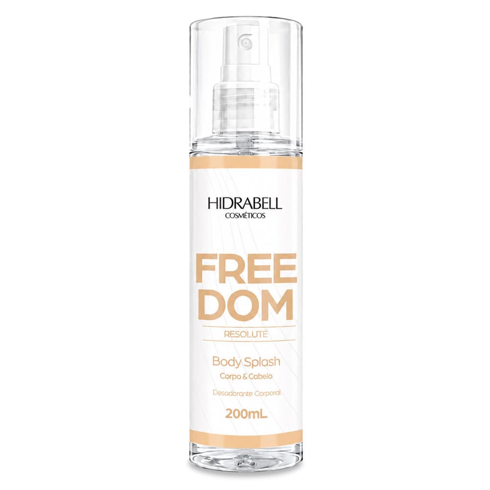 Body Splash Feminino Freedom 200ml Inspirado Libre Perfume Sofisticado Fragrância Floral Ambrado