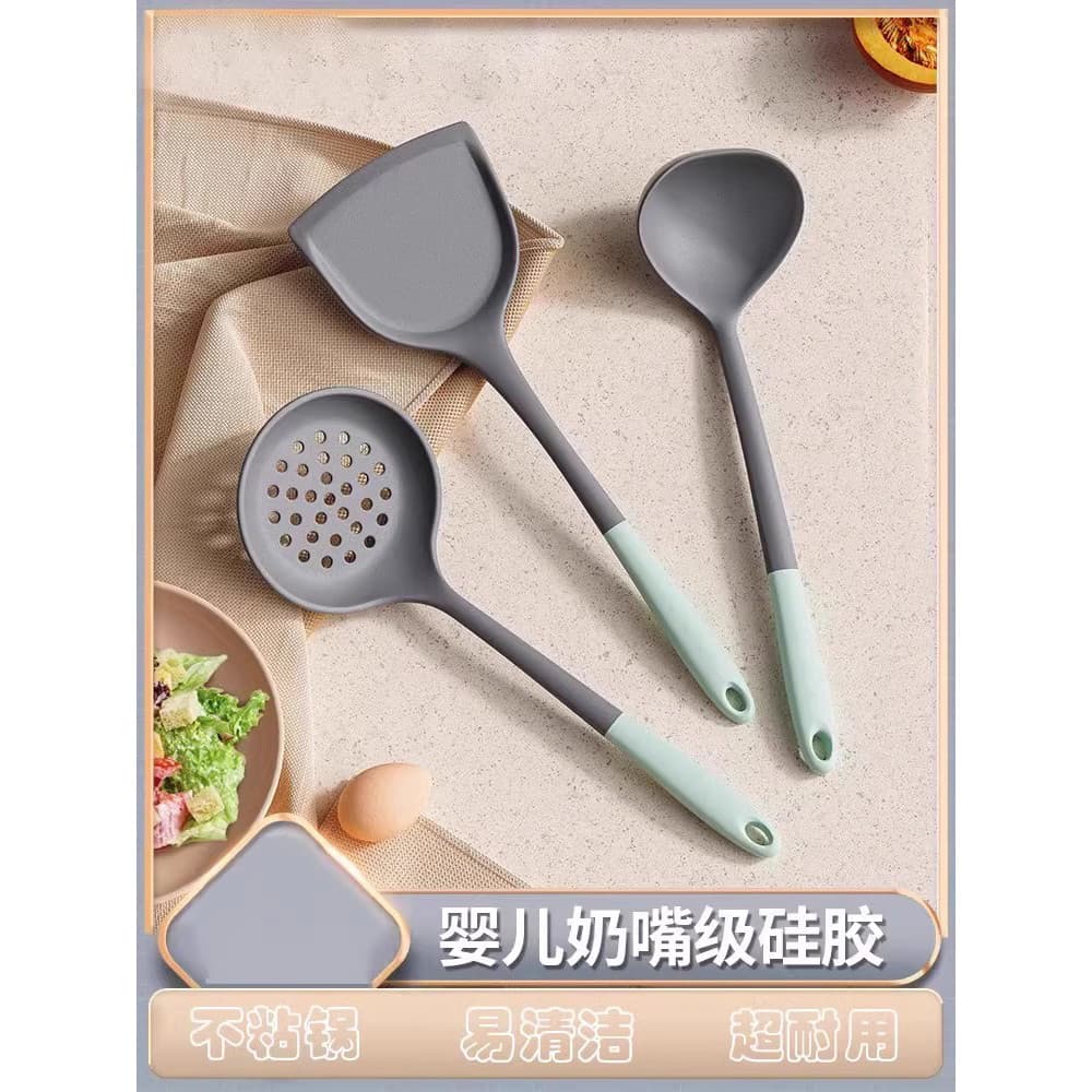 Utensílios de cozinha Espátula de Silicone de qualidade alimentar Panela antiaderente doméstica Espátula especial Resist