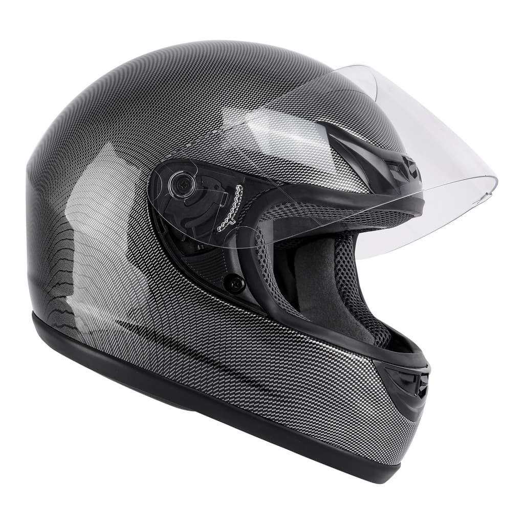 TCMT Motocicleta Fibra De Carbono Flip Up Full Face Street Adulto Capacete DOT Sml XL