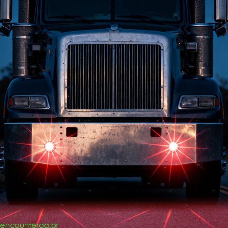Encountera Luzes Marcadoras Laterais Caminhão LED À Prova D 12V-24V Lanterna Traseira Para Trailers E