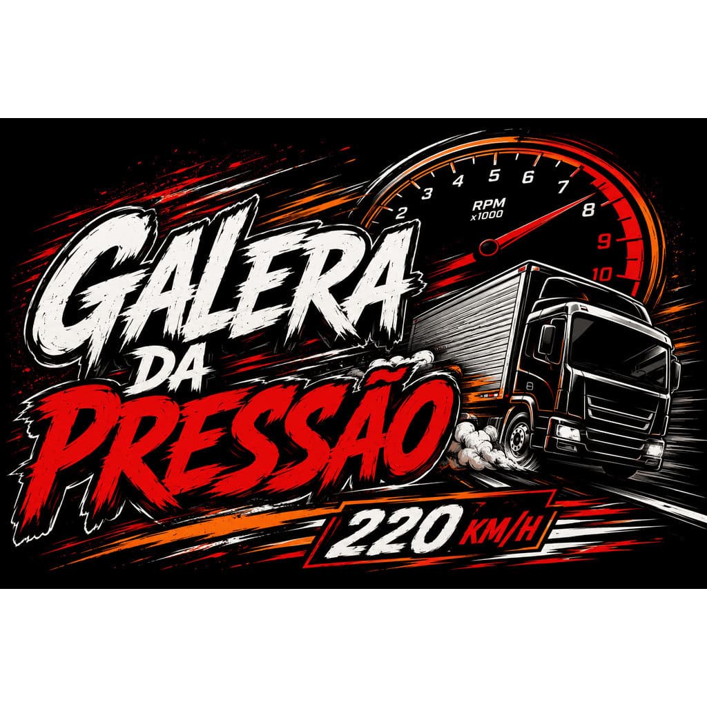 Bandeira  90x65 cm com 4 Ilhós  Qualidade para Caminhão,  GALERA DA PRESSÃO