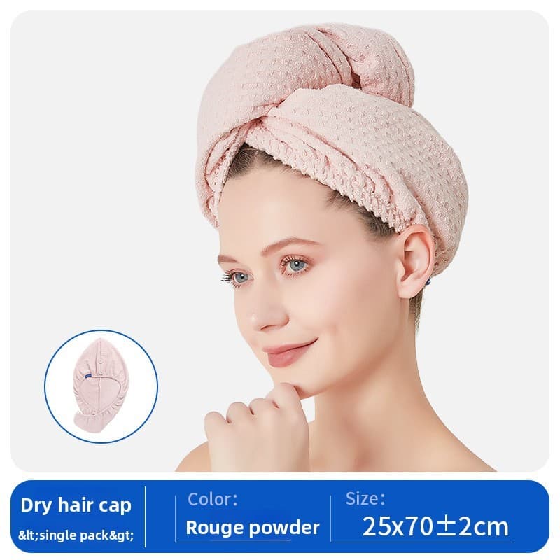 🌈Mais Vendido🌈Touca de Secagem de Cabelo Premium para Mulheres, Super Absorvente e de Secagem Rápida