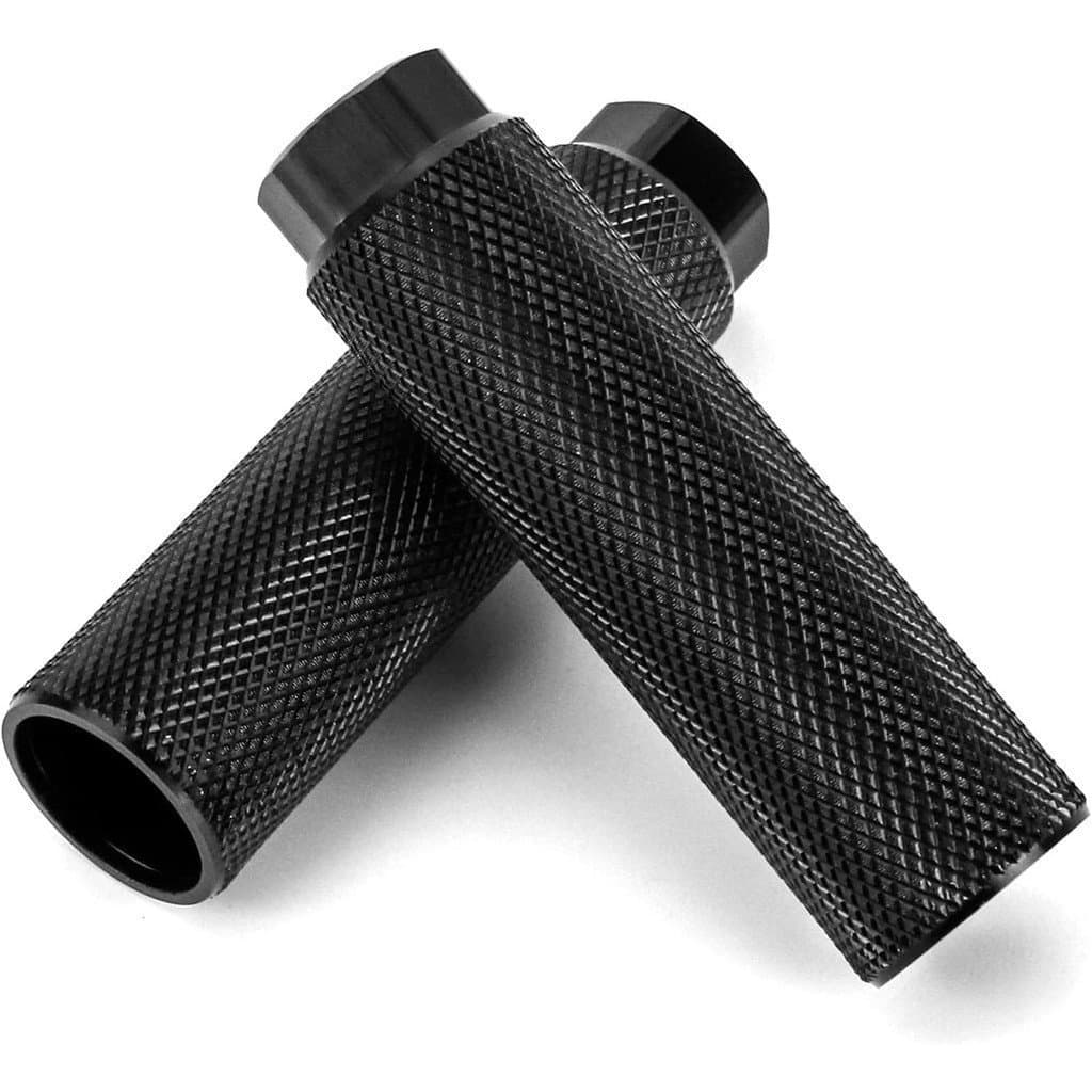 QWORK ®         1 par de pedais BMX antiderrapantes de liga de alumínio, pedais para manobras BMX, adequados para O7CT.