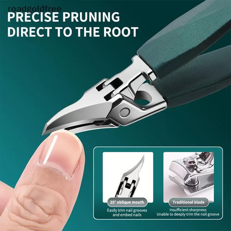 Unha Encravada Inclinada Cortador De Unhas Anti Respingo Recurso Para Remoção De Pele Morta Profissional Manicure Pedicu