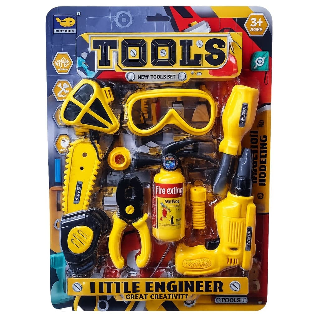 Kit Ferramentas Engenheiro Criativo Tools Infantil Pequeno