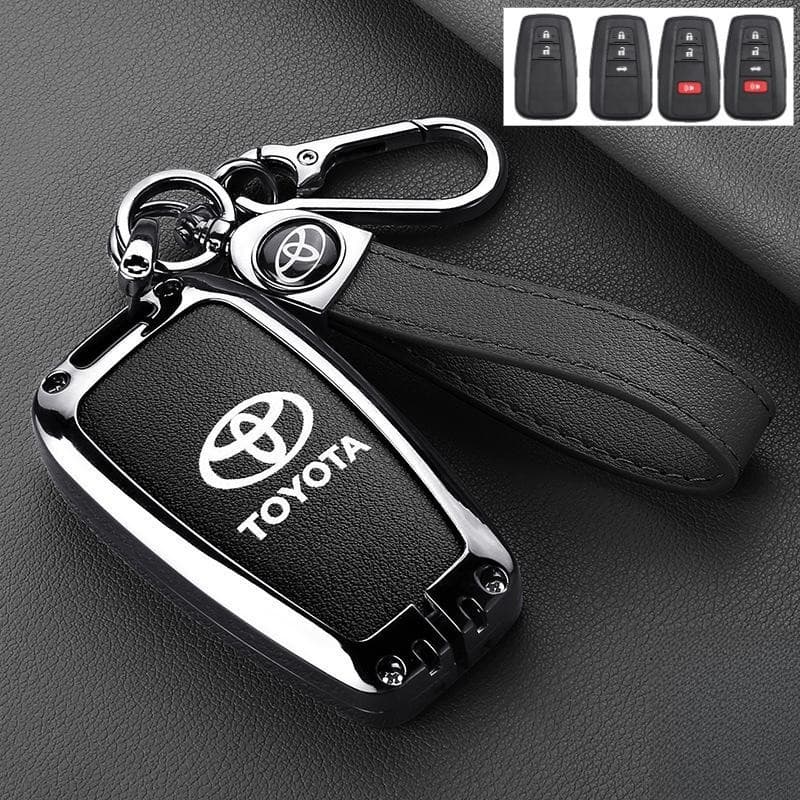 Capa Protetora Completa para Chave de Carro, Toyota Altis Rav4 Camry Harrier Corolla Cross Prius CHR Land Cruiser Prado