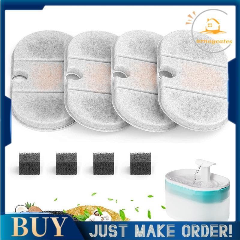 Filtros De Fonte De Água Para Gatos , Substituição Cápsula , Animais De Estimação , 71oz/2.1L , Dispensadores 4 + 4