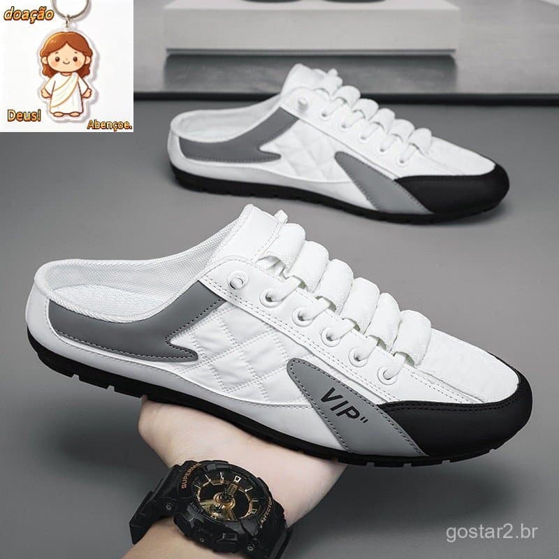 Tênis Mules Masculinos, Sapatos Antiderrapantes HHGA 0NVA JCXX