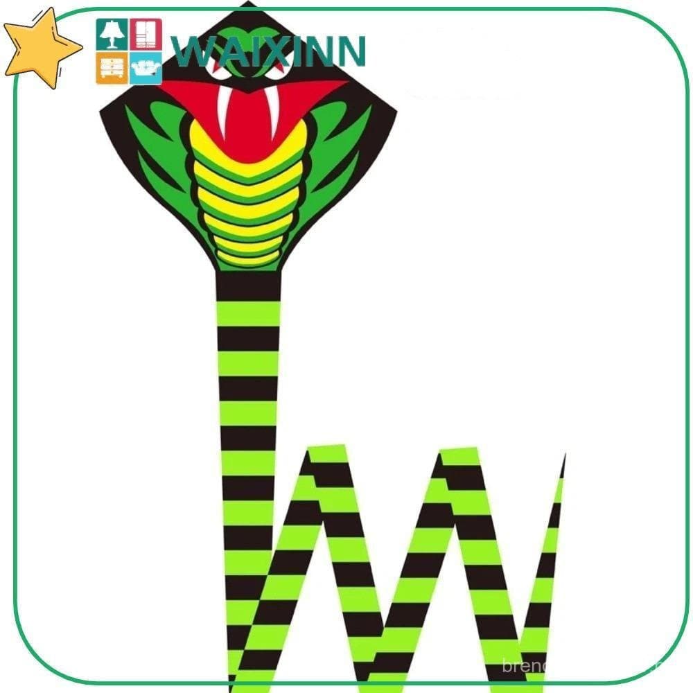 WAIXINN 10M Snake Kite , Fácil De Voar Cauda Longa 10M Cobra Power Bom Brinquedo Voador Ao Ar Livre