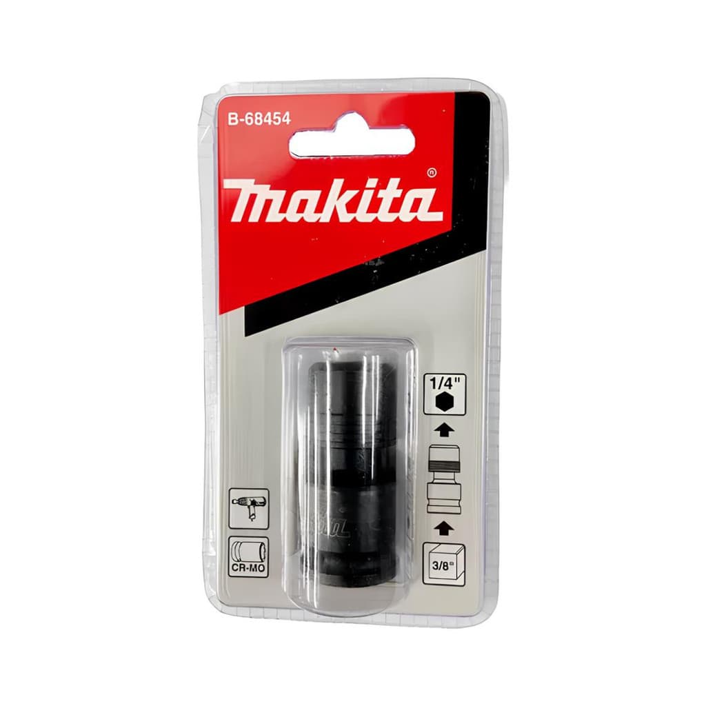 ADAPTADOR DE IMPACTO MAKITA PARA CHAVE BITS DE 3/8" PARA 1/4" B-68454
