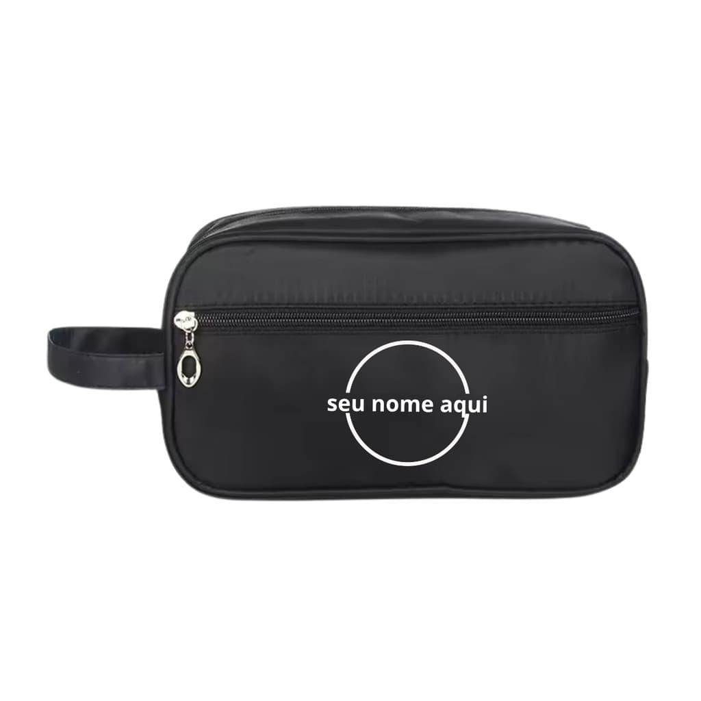 Bolsa Necessaire exclusiva Com Alça Personalizada Seu Nome
