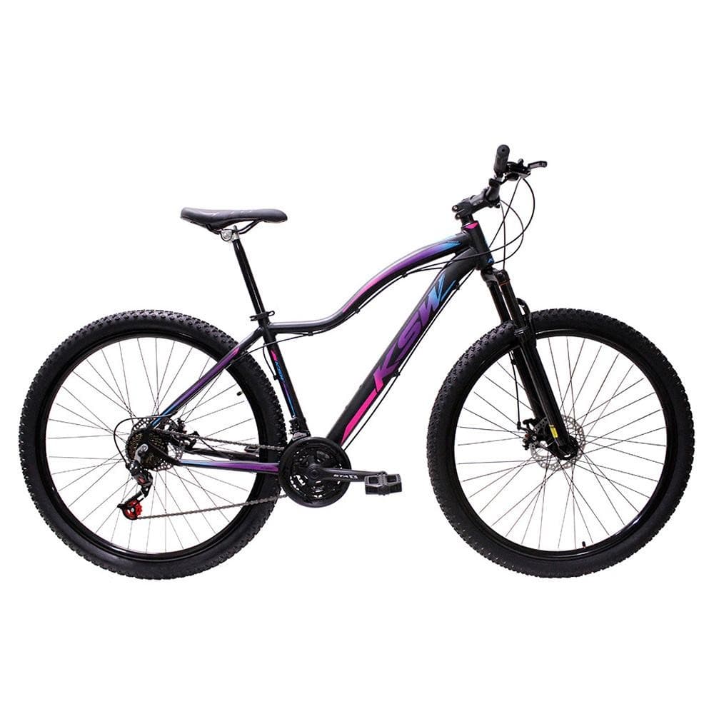 Bicicleta Ksw Aro 29 Feminina Alumínio 21 Marchas Freio a Disco
