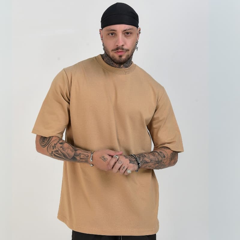 Kit de 10 Camisetas Atacado Oversized Básica Streetwear Masculina