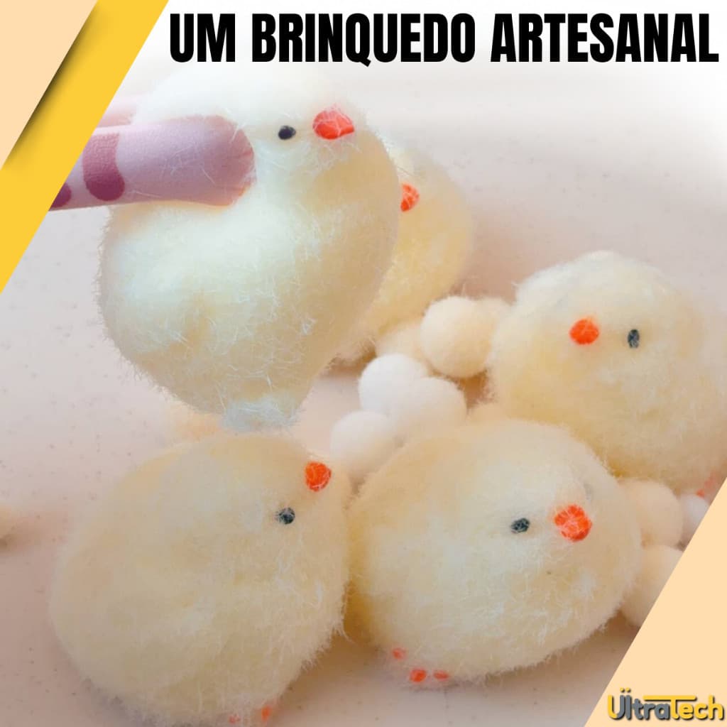 Pintinho Taba Squishy Mole Brinquedo Fidget Frango Antistres Lançamento