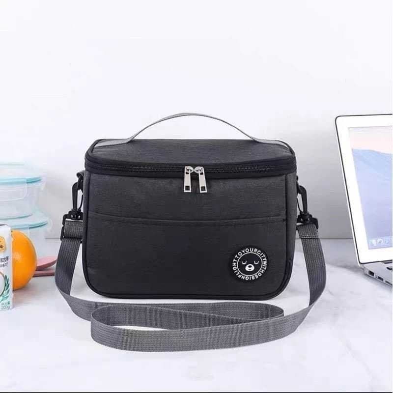 Bolsa isolada para lancheira média de fitness com alça de mão