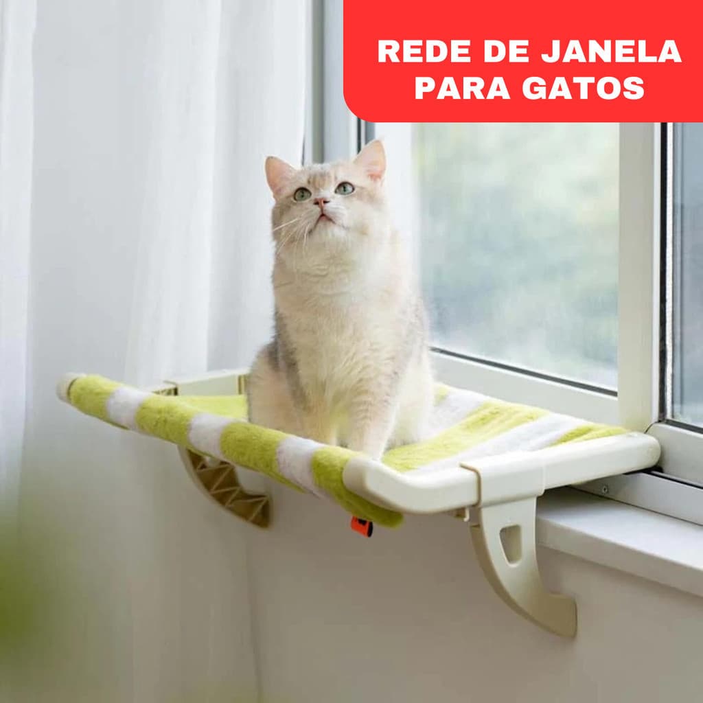 Rede de janela para gatos cama suspensa para gatos rede de parede para gatos para janela Rede de balanço para gatos