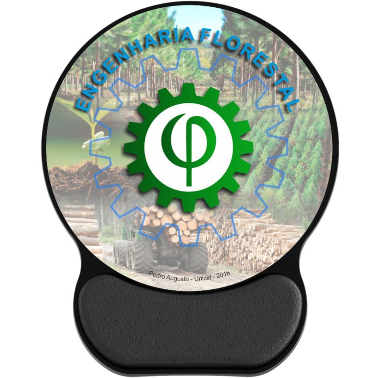 MOUSE PAD ERGONÔMICO - OFFICE ENGENHARIA FLORESTAL