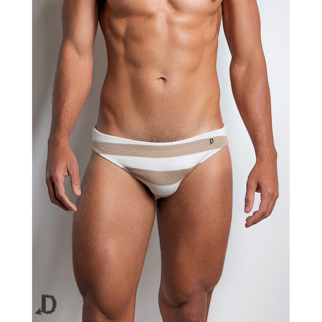SUNGA SUPER SLIM MASCULINA DIABOY CAMEL TEXTURA