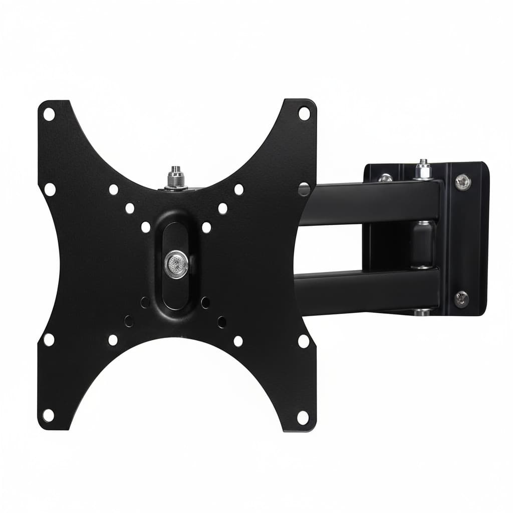 Suporte para TV Bi Articulado Longo Com Engate Rápido LED LCD Smart Até 42" Inclinação 30° Rotação 360° VESA 200x200