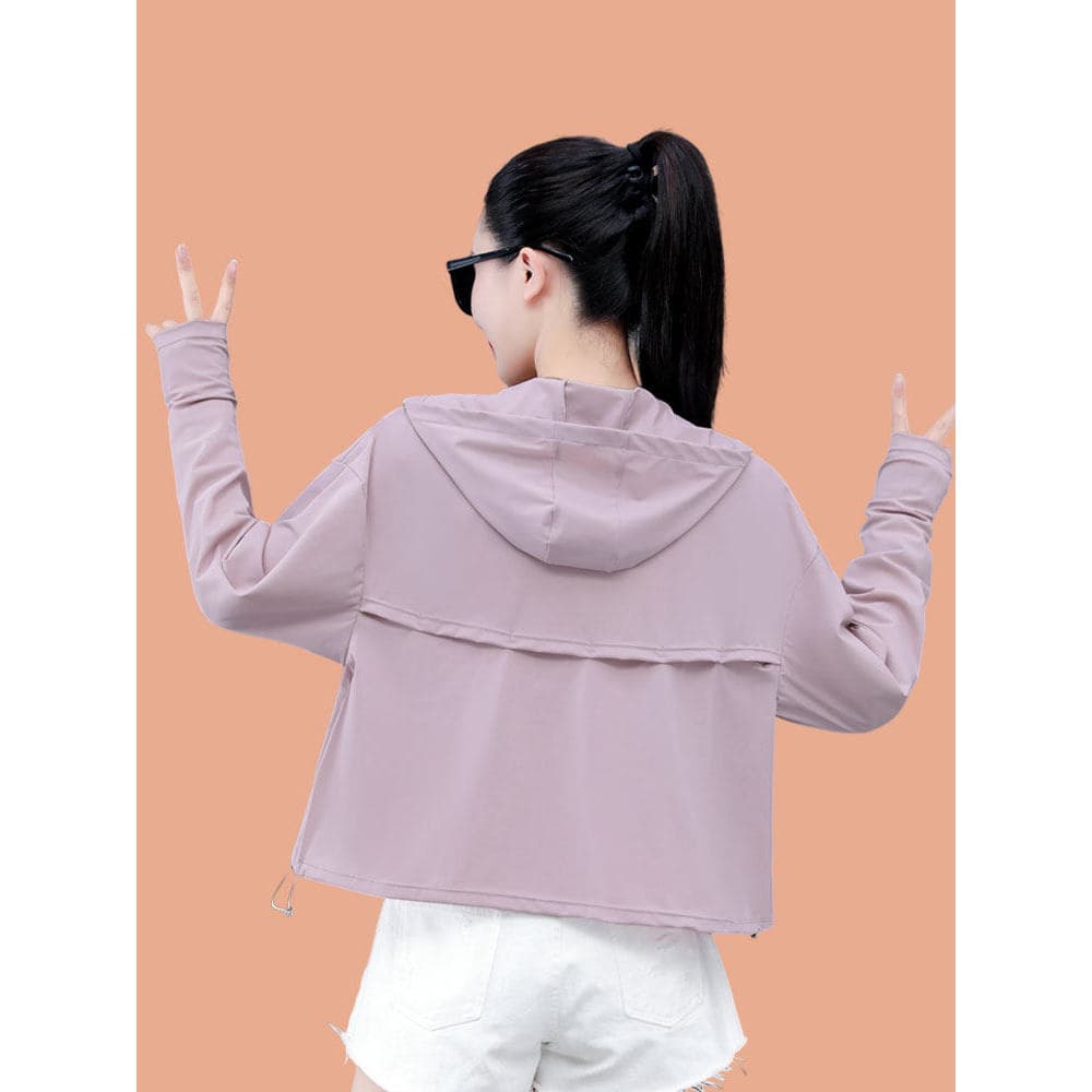 Woodpecker contador High-End gelo seda protetor solar roupas femininas verão fino Anti-ultravioleta ao ar livre protetor