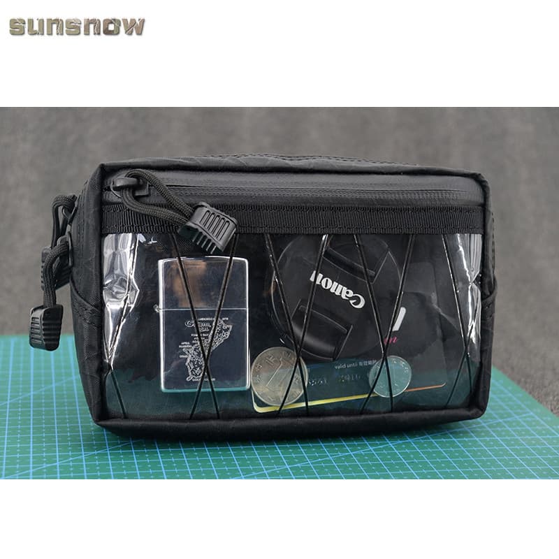 [Sun Snow Made] X-Pac GPP1 Ferramenta de armazenamento transparente Bolsa de artigos diversos Sistema de jasmim Bolsa la