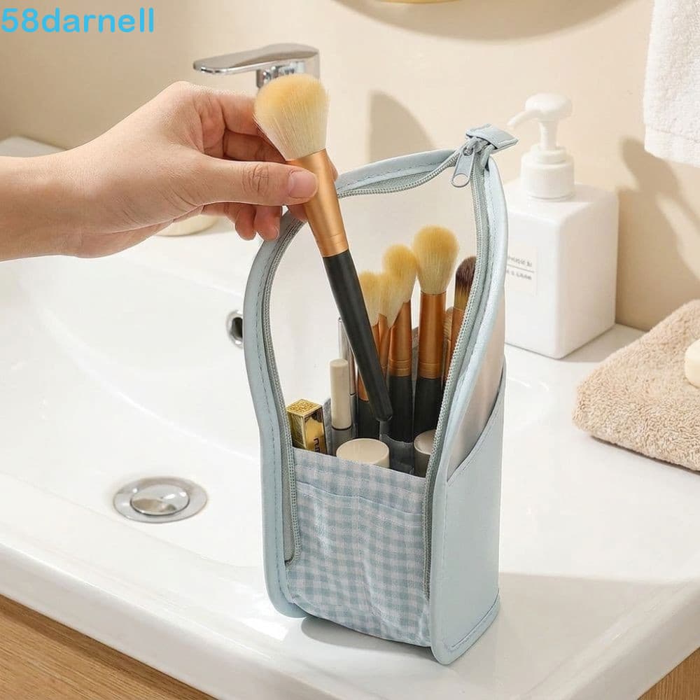 Bolsa De Higiene Pessoal Para Escova De Dentes DARNELL , Suporte De Beleza Portátil Transparente De Grande Capacidade ,